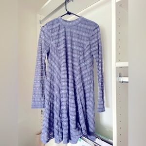 Lavender dress / blue dress